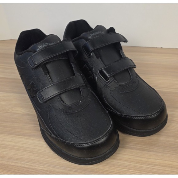 New Balance Shoes - New Balance 577 Walking Shoes Womens Sz 12 2E Extra WIDE Black Hook/Loop WW577VK